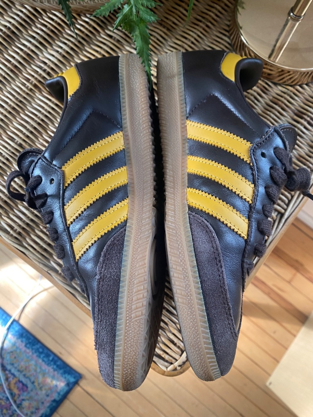Adidas Samba OG Brown/Yellow stripes - Picture 5 of 8